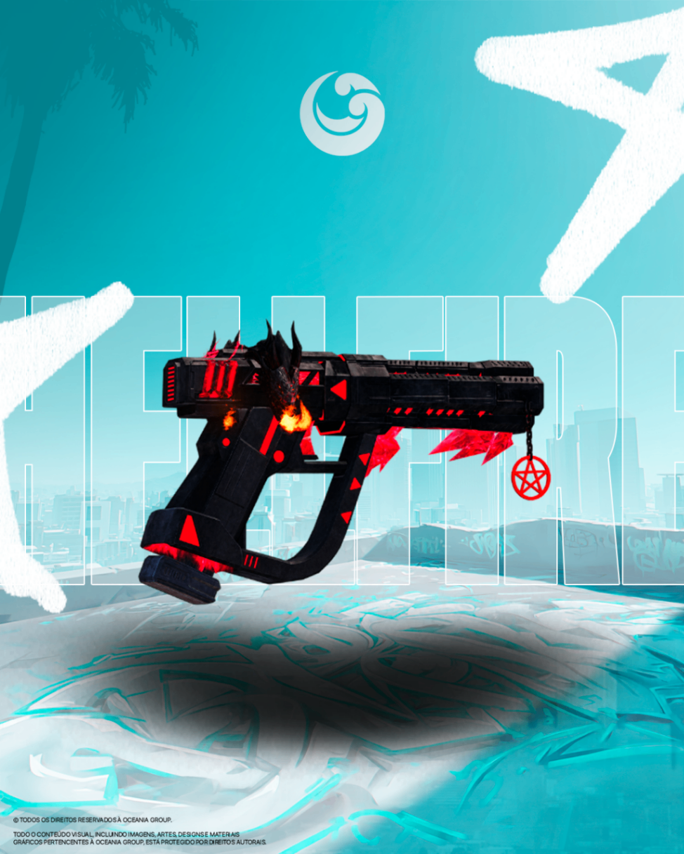 Skin Hell Fire - Five-Seven