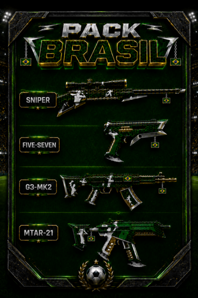 Pack Armas - Brasil