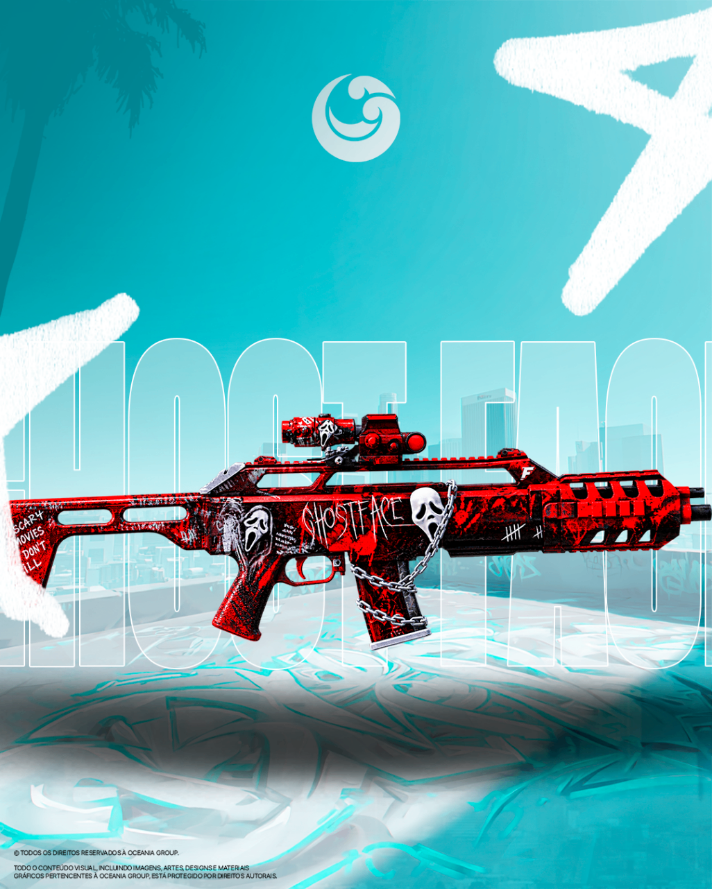 Skin Ghost Face - G3-MK2