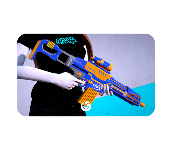 Skin de Arma Animada Exclusiva Facção