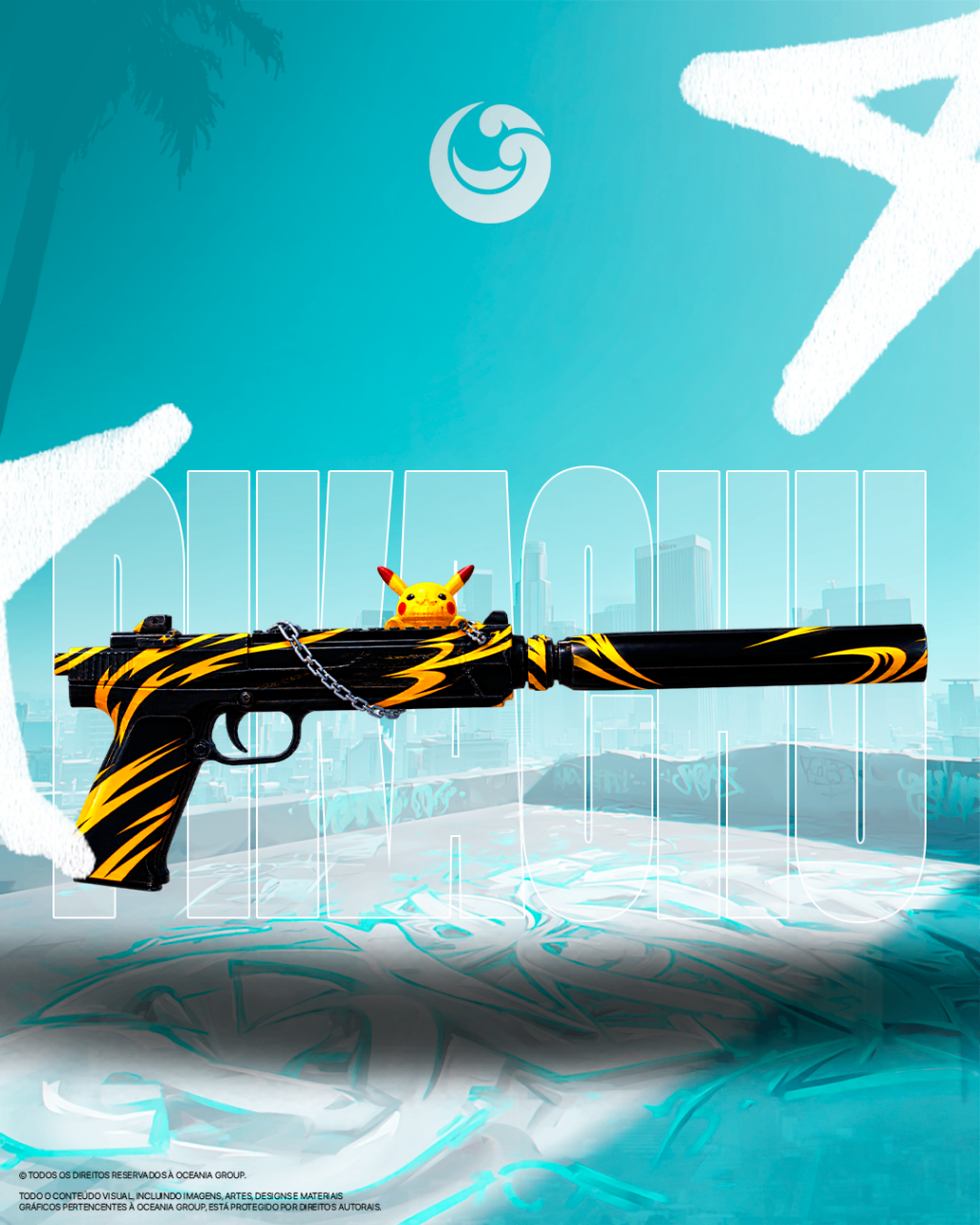 Skin Pikachu - Glock